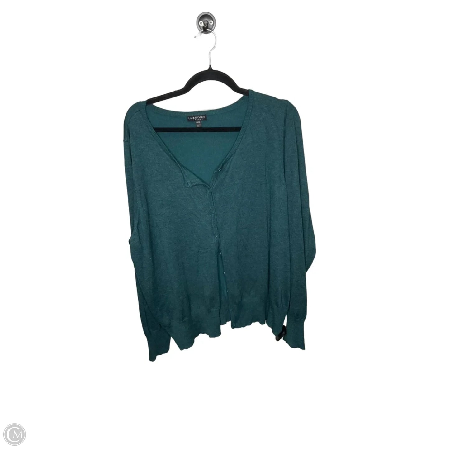 Cardigan By Lane Bryant In Teal, Size: 3x