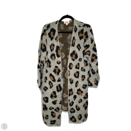 Cardigan By Evri In Animal Print, Size: 0x