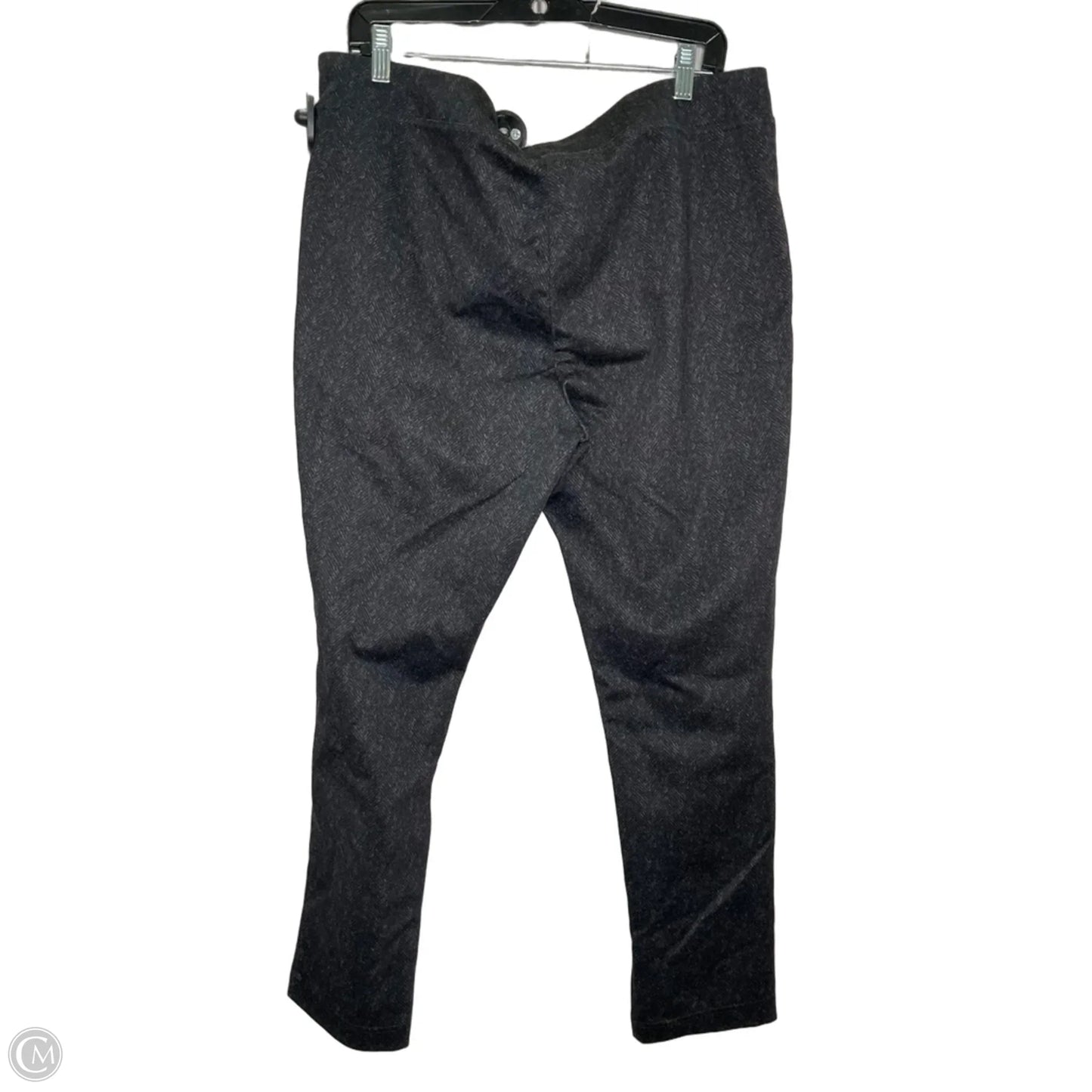 Athletic Leggings By Calvin Klein In Black, Size: Xl