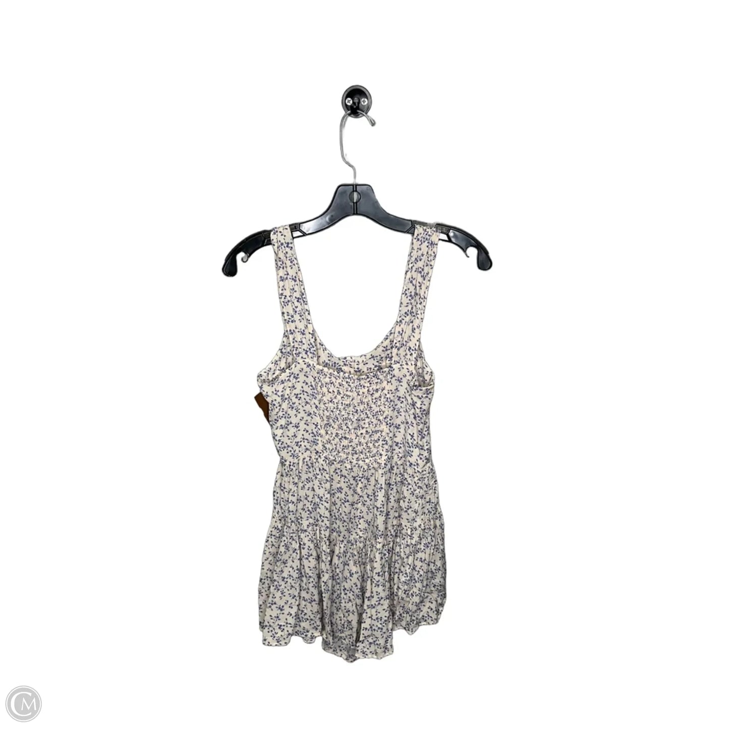 Romper By Aerie In Blue & Cream, Size: S
