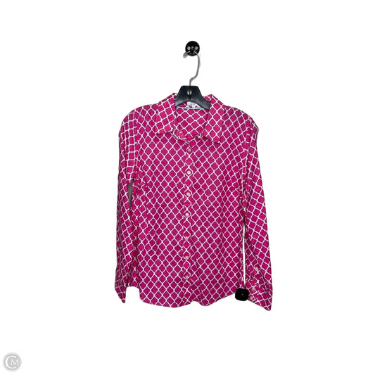 Top Long Sleeve By Crown And Ivy In Pink, Size: S