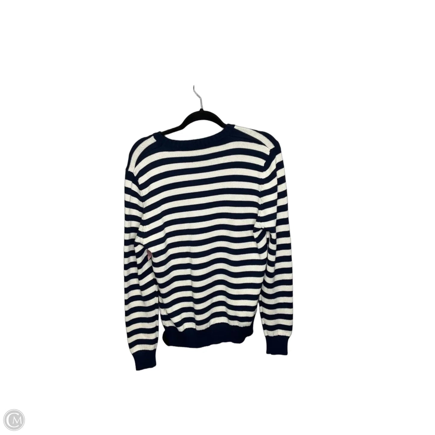 Sweater By Brandy Melville In Blue & White, Size: Xs