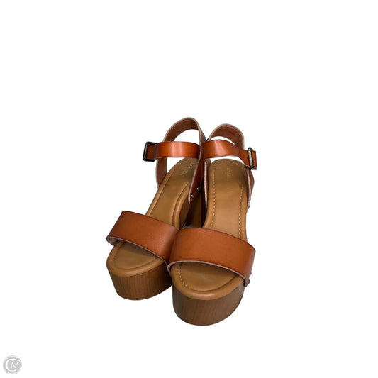 Shoes Heels Block By Limelight In Brown, Size: 8