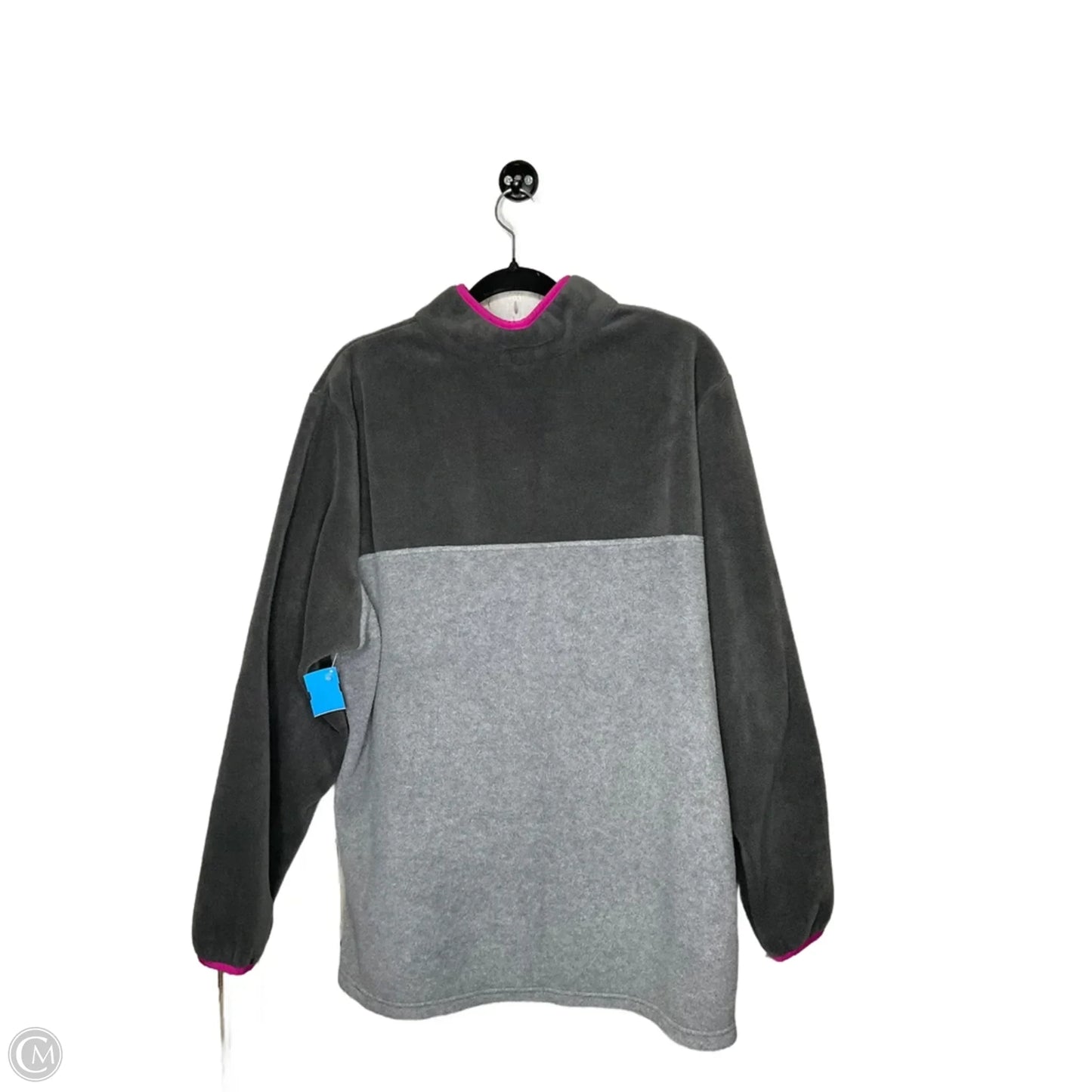 Jacket Fleece By Columbia In Grey, Size: 3x