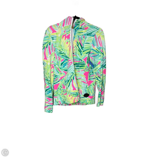 Jacket Designer By Lilly Pulitzer In Green & Pink, Size: L