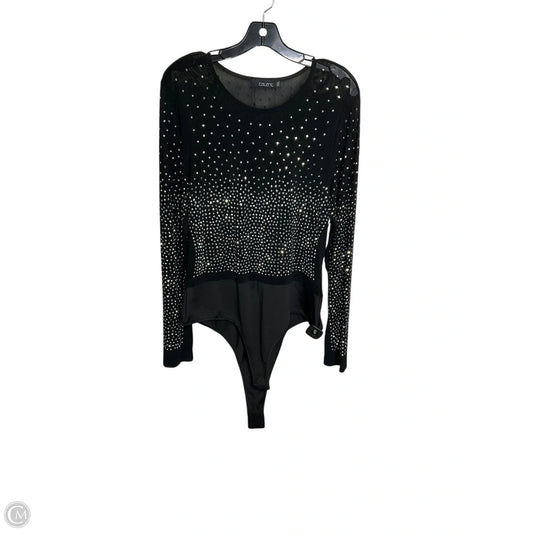 Bodysuit By Clothes Mentor In Black, Size: 2x