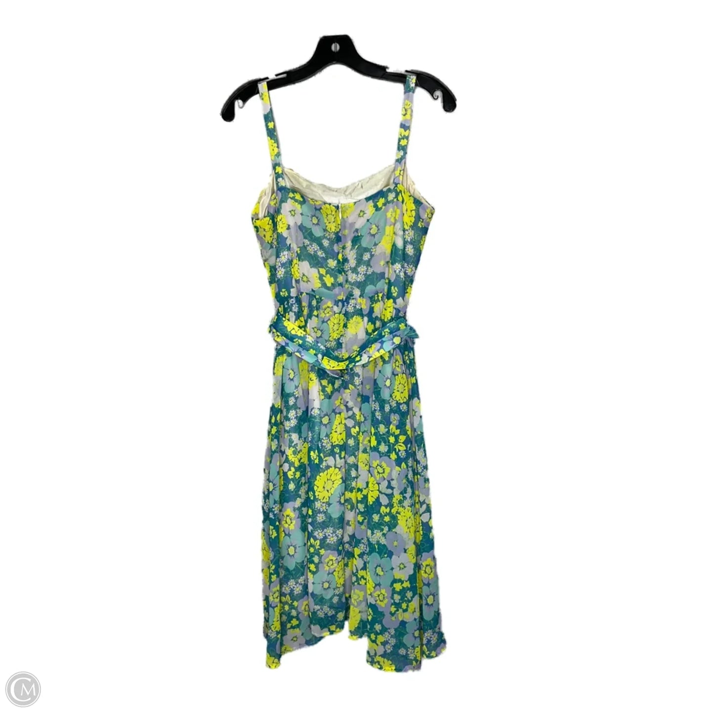 Dress Casual Midi By Molly Bracken In Blue & Green, Size: S