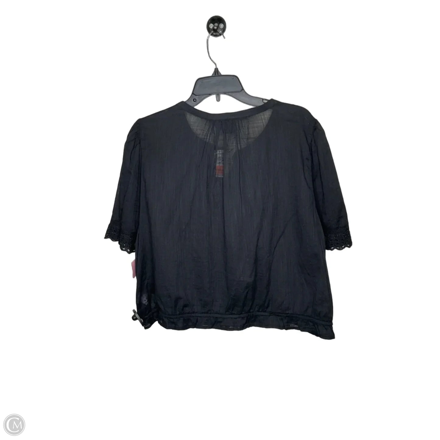 Top Short Sleeve By Gap In Black, Size: Xl