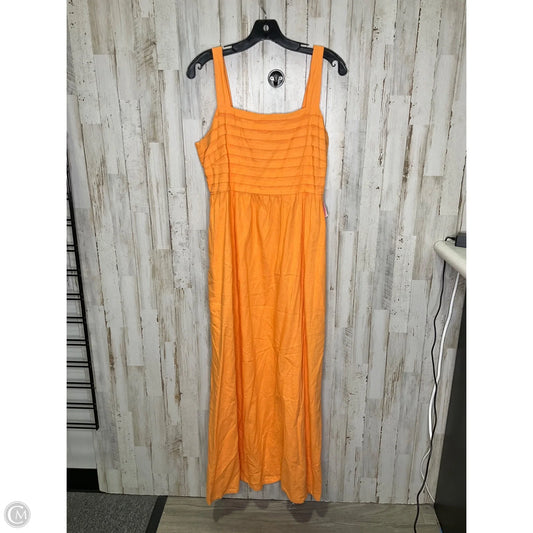Dress Casual Maxi By Tahari In Orange, Size: 8
