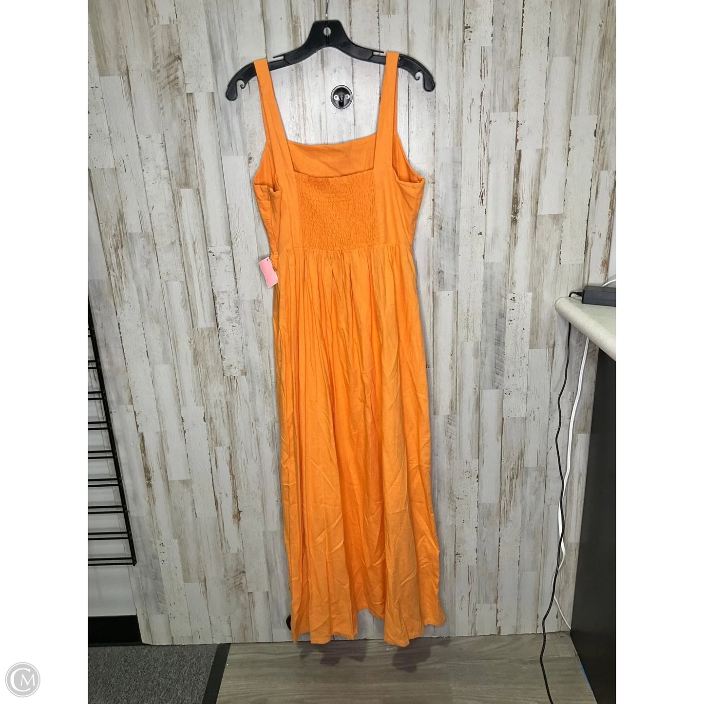 Dress Casual Maxi By Tahari In Orange, Size: 8