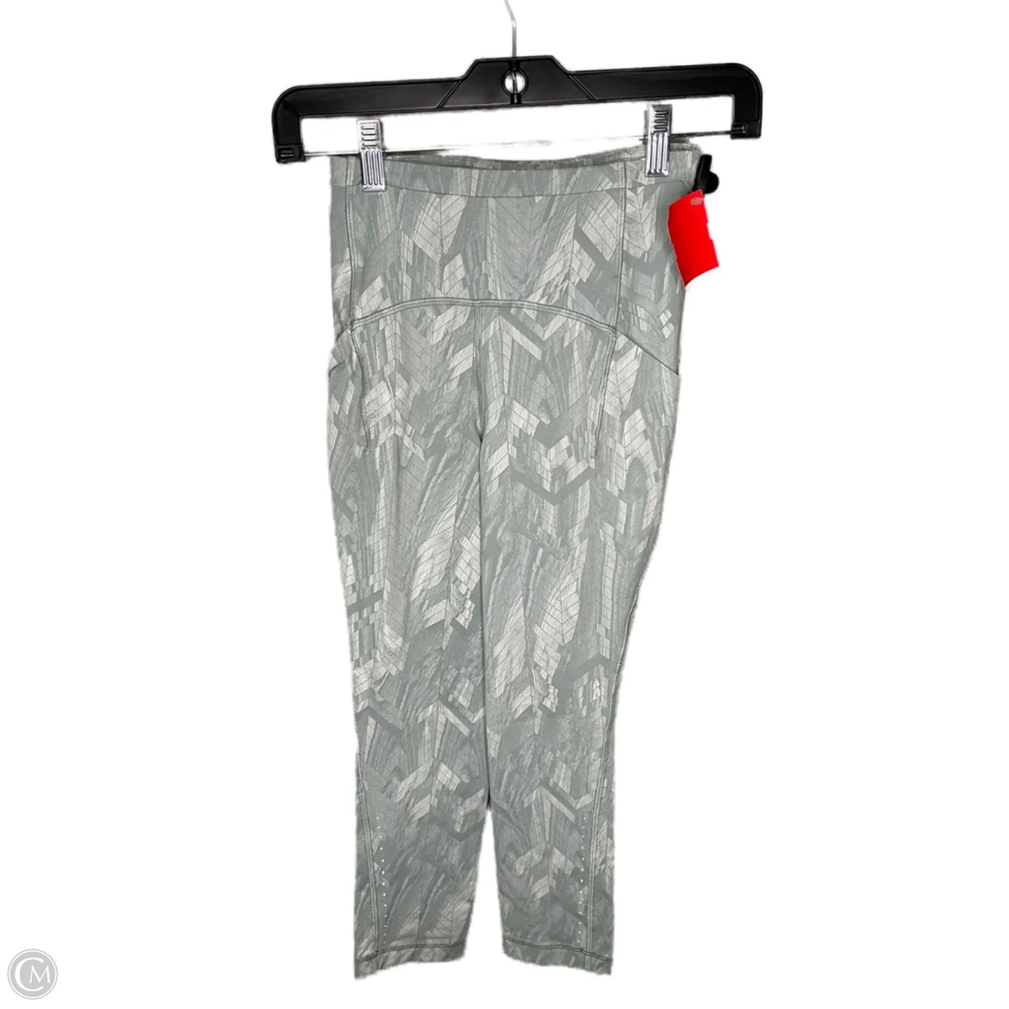 Athletic Capris By Lululemon In Green, Size: 2