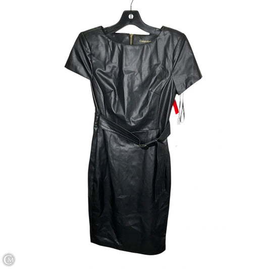 Dress Party Midi By Calvin Klein In Black, Size: 2