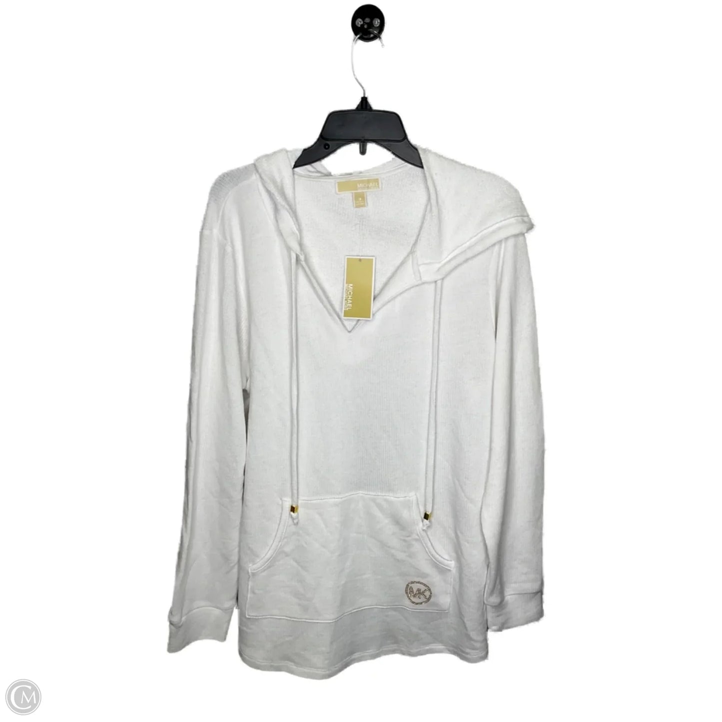Top Long Sleeve Designer By Michael Kors Collection In White, Size: 1x