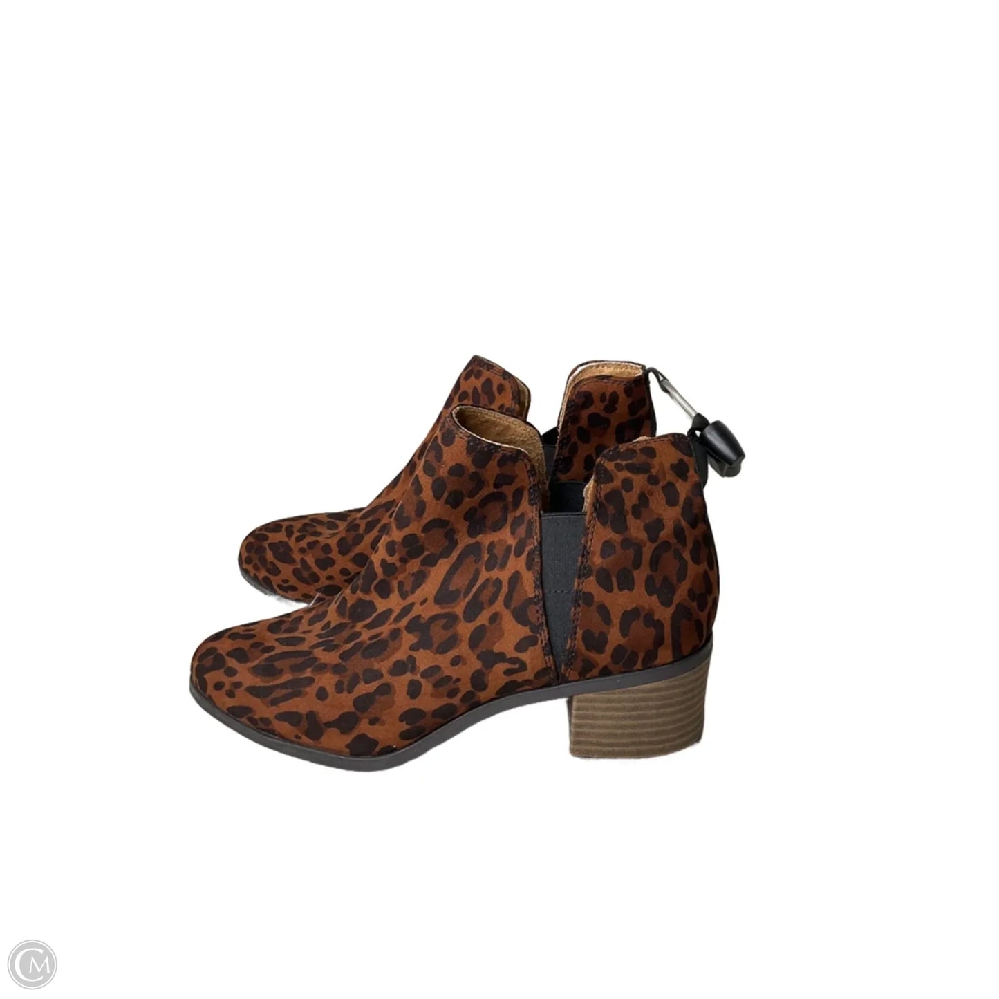 Boots Ankle Heels By Dr Scholls In Animal Print, Size: 9
