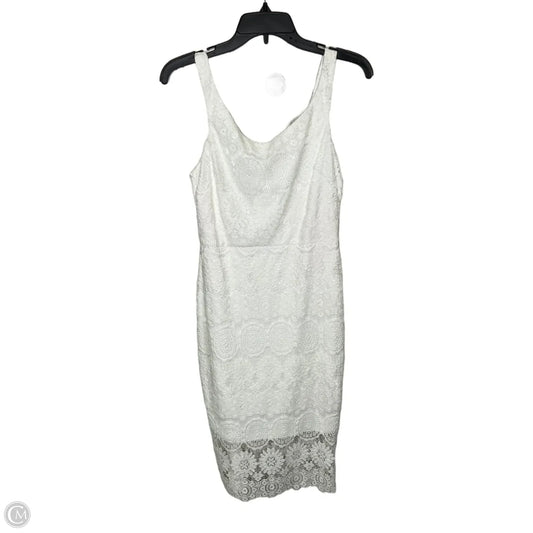 Dress Party Midi By Betsey Johnson In White, Size: 6