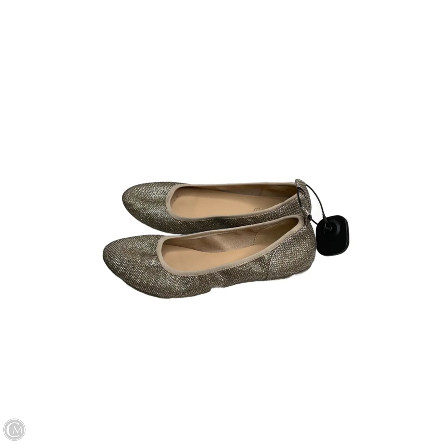 Shoes Flats By Xappeal In Gold, Size: 8