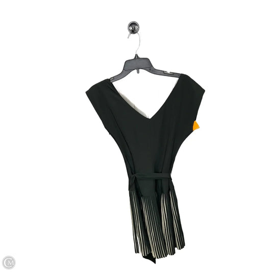 Dress Casual Short By Banana Republic In Black & Cream, Size: 2
