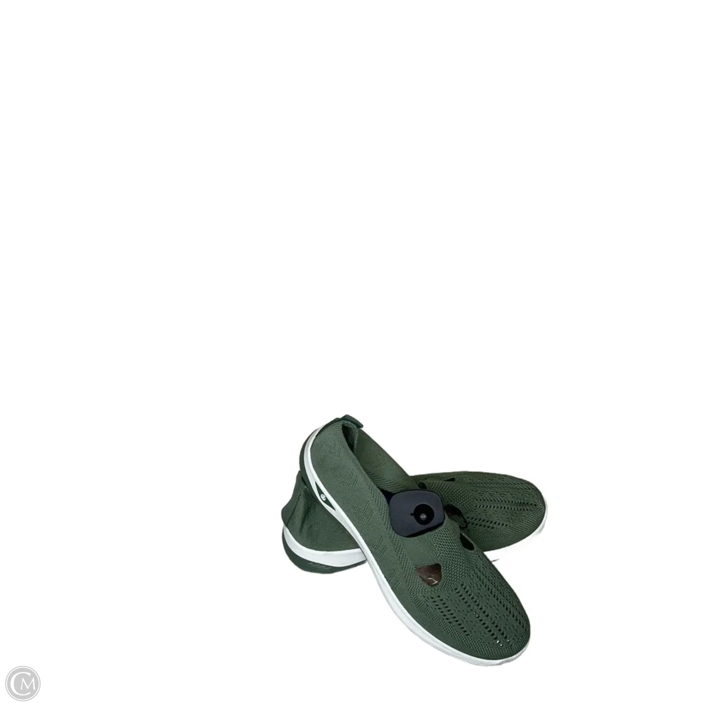 Shoes Flats By Clothes Mentor In Green, Size: 11