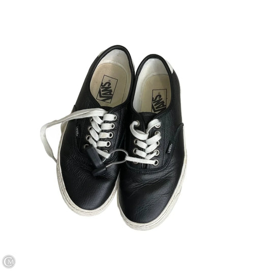 Shoes Flats By Vans In Black, Size: 8.5