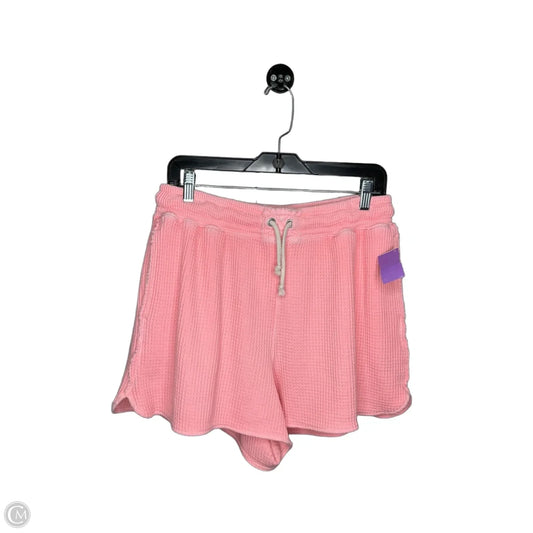 Athletic Shorts By Aerie In Pink, Size: L