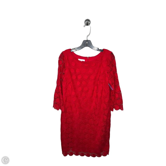 Dress Party Short By Talbots In Red, Size: 8