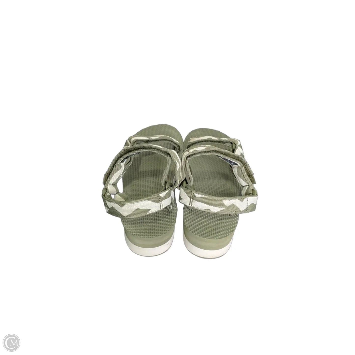 Sandals Heels Platform By Teva In Green, Size: 7
