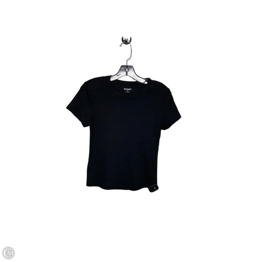 Top Short Sleeve Basic By Old Navy In Black, Size: M