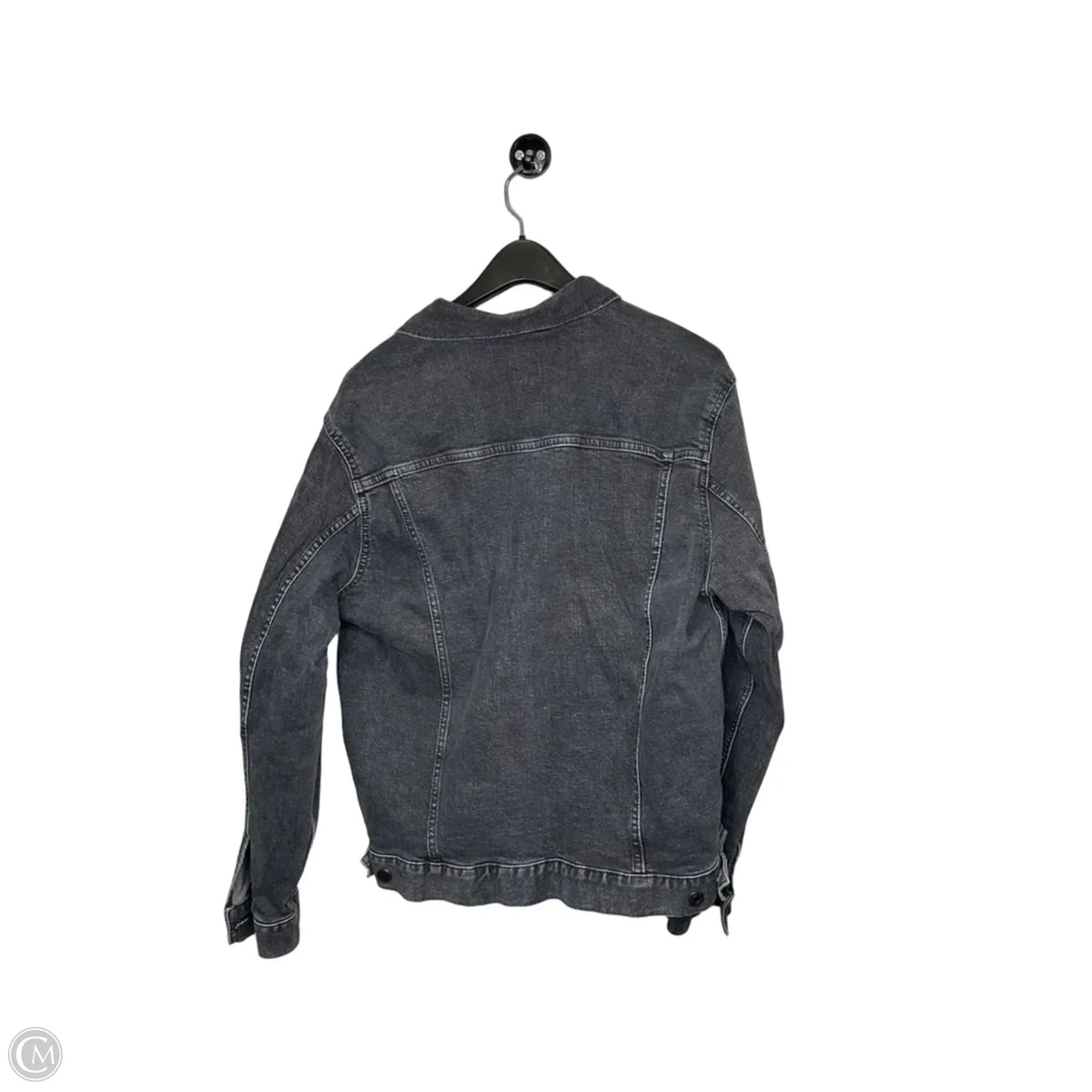 Jacket Denim By Gap In Grey Denim, Size: M