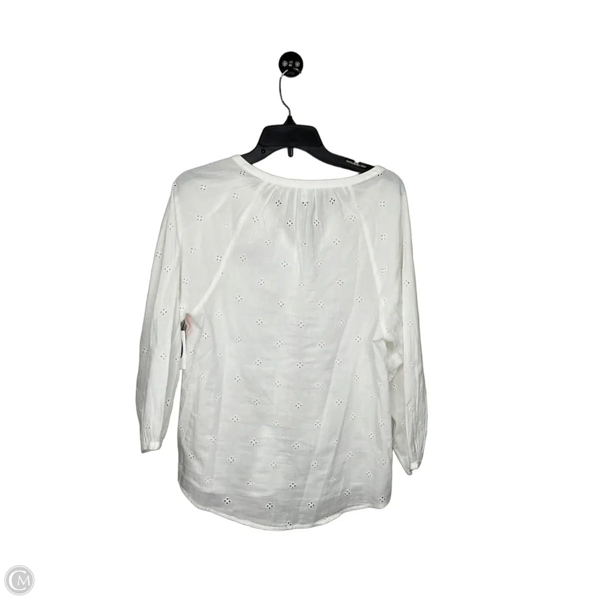 Top 3/4 Sleeve By Old Navy In Cream, Size: M