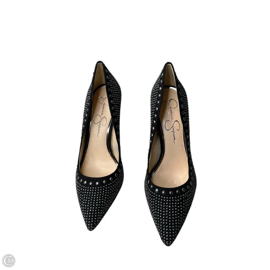 Shoes Heels Kitten By Jessica Simpson In Black, Size: 8