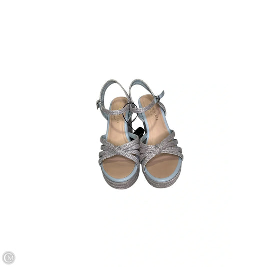 Sandals Heels Wedge By Altard State In Blue, Size: 9