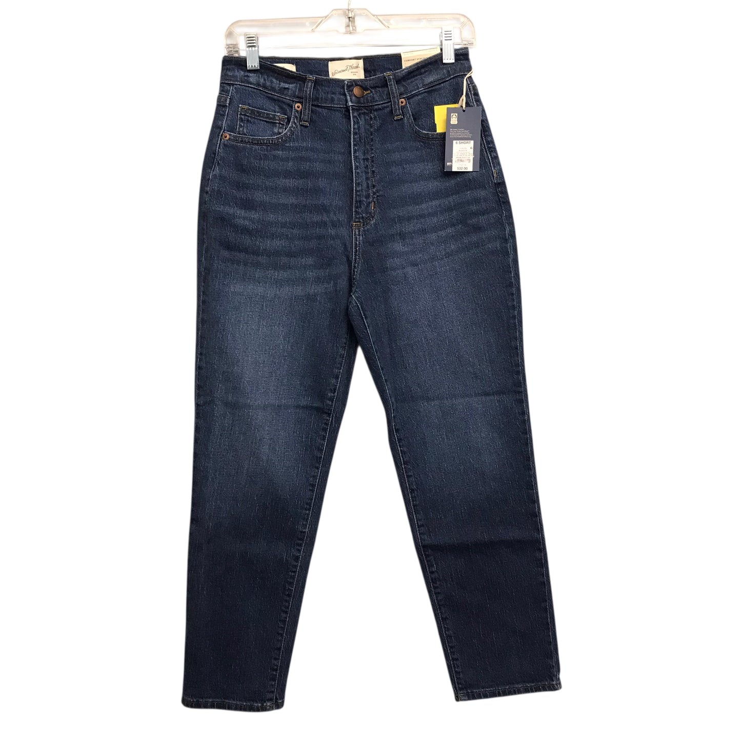 Jeans Straight By Universal Thread In Blue Denim, Size:6