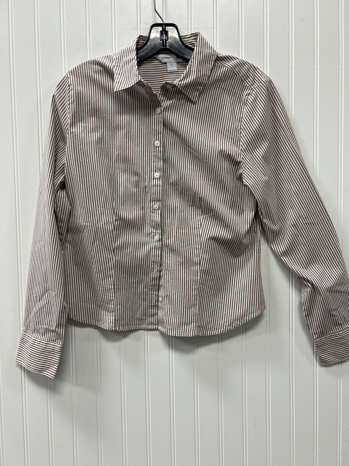 Blouse Ls By Old Navy In Striped Pattern, Size:S