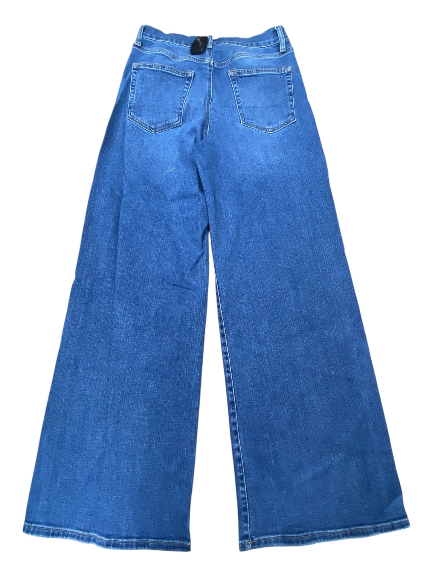 Jeans Wide Leg By Frame In Blue, Size:10
