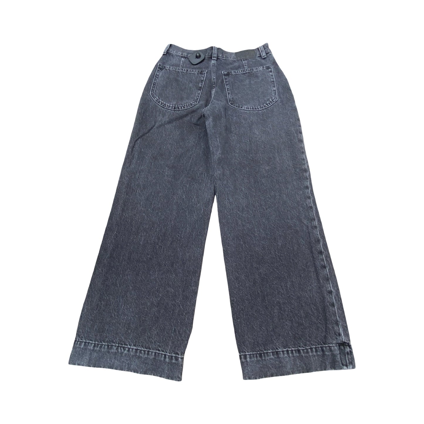 Jeans Wide Leg By Madewell In Black, Size:2P