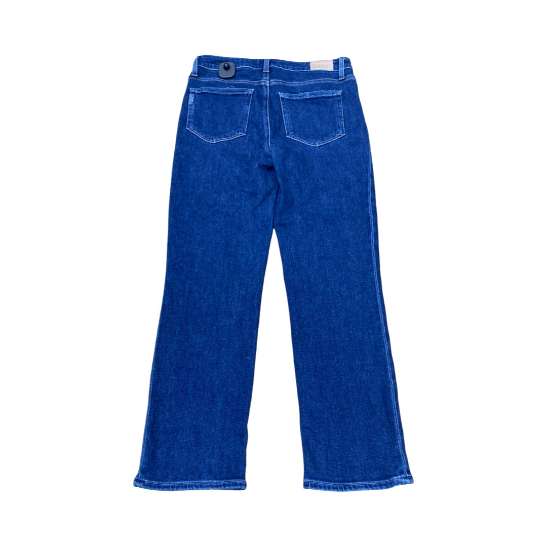 Jeans Straight By Paige In Blue Denim, Size:8