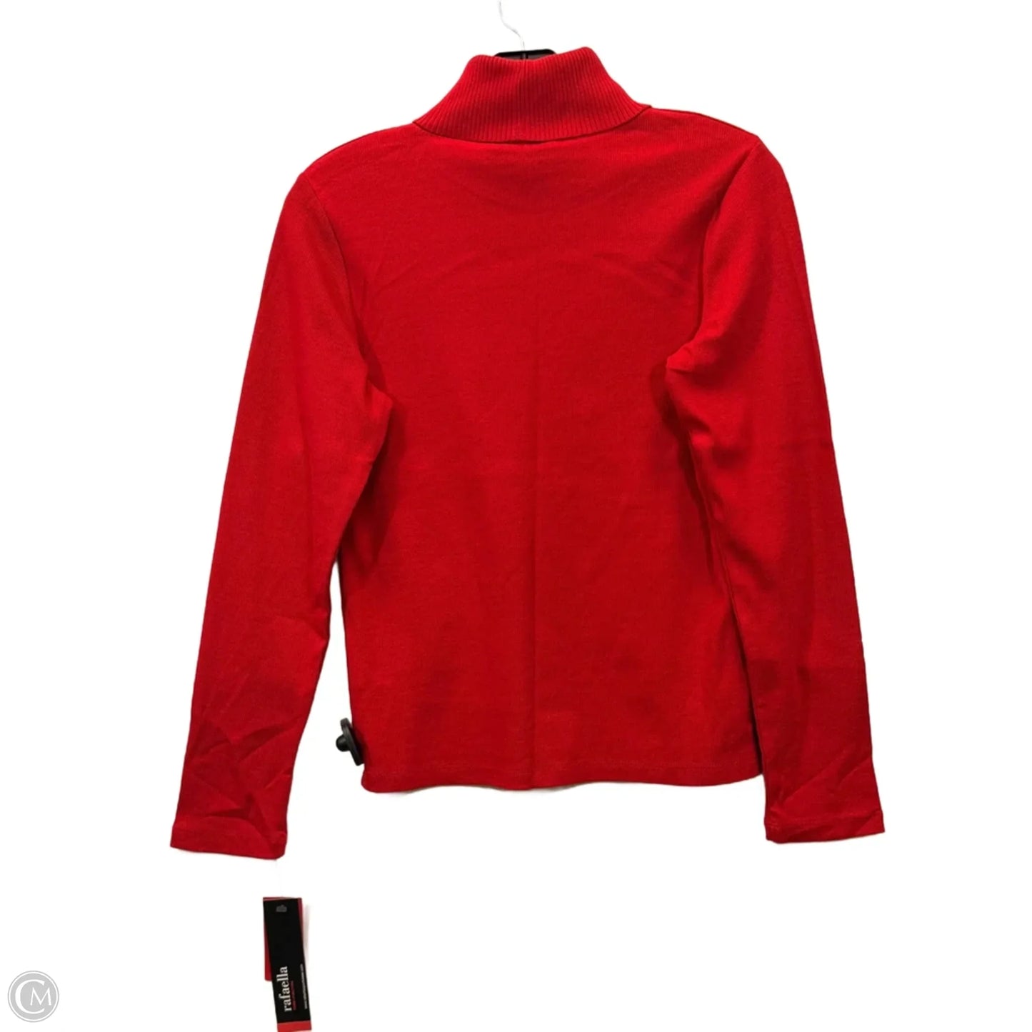 Top Long Sleeve By Rafaella In Red, Size: S