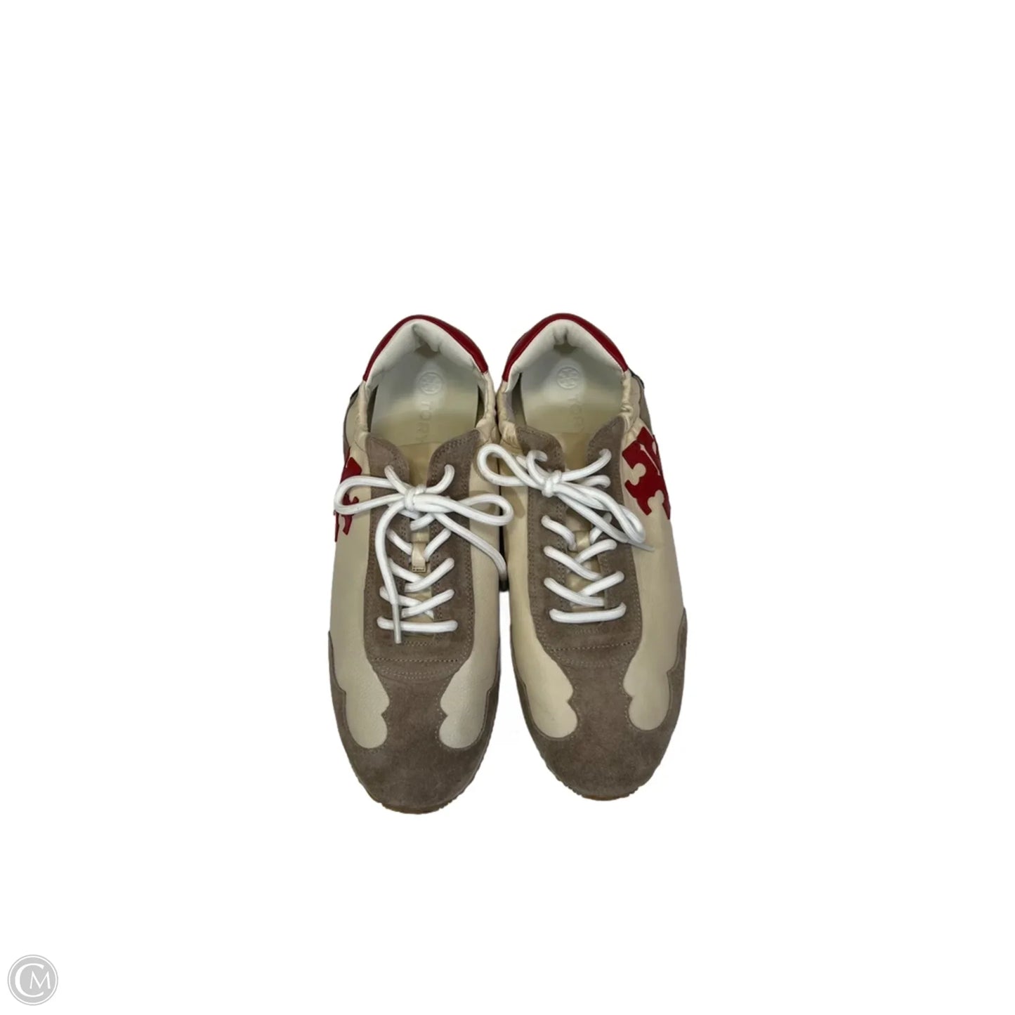 Shoes Designer By Tory Burch In Red & Tan, Size: 10.5