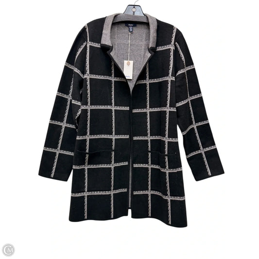 Cardigan Designer By Hatley In Black & Grey, Size: XL