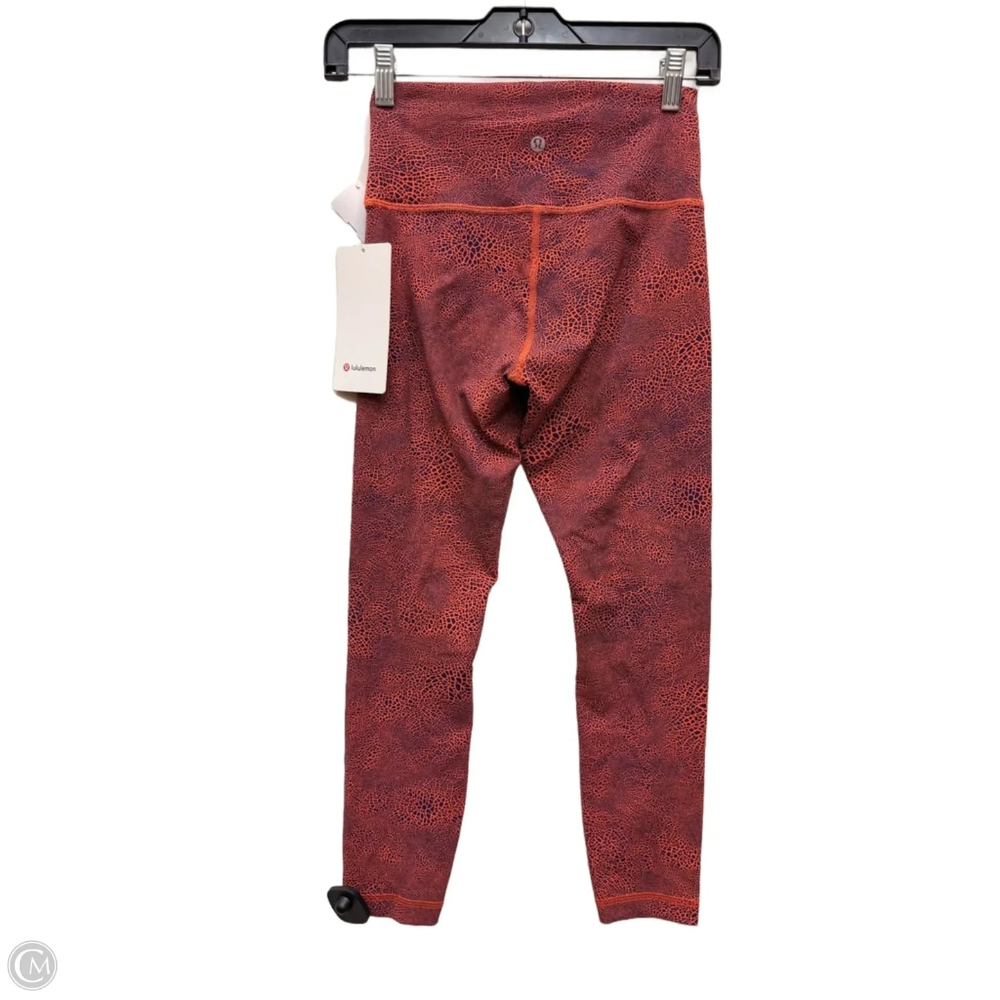 Athletic Leggings By Lululemon In Blue & Orange, Size: 6