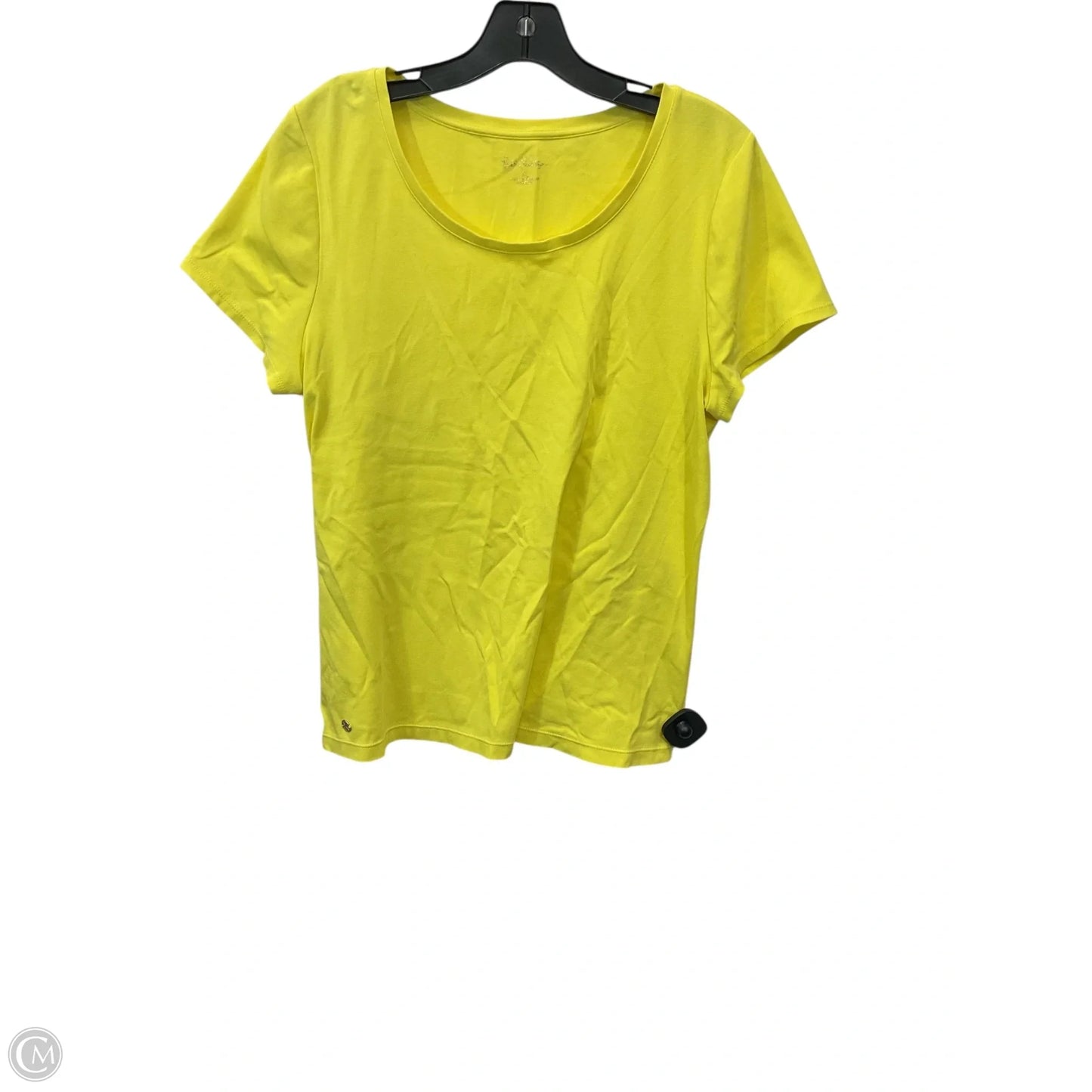 Top Short Sleeve Basic By Lilly Pulitzer In Yellow, Size: Xl