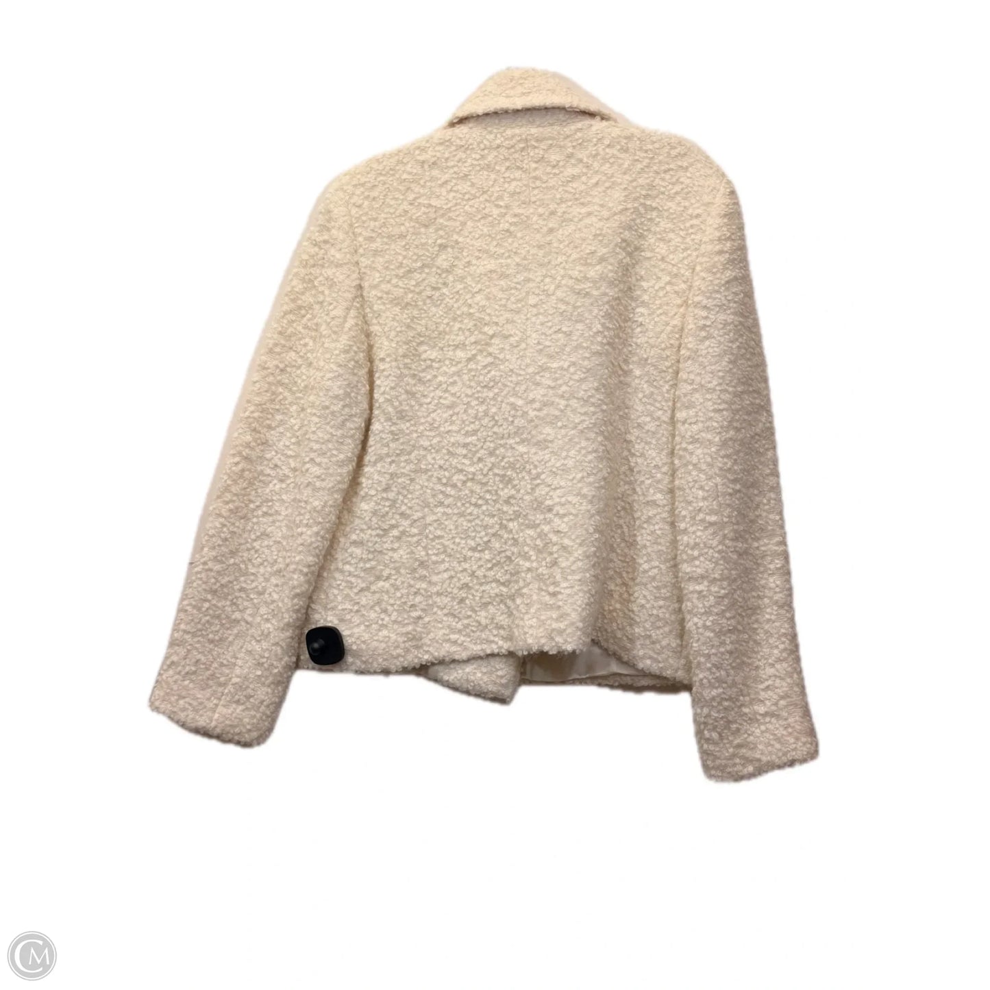 Jacket Designer By Eileen Fisher In Cream, Size: M