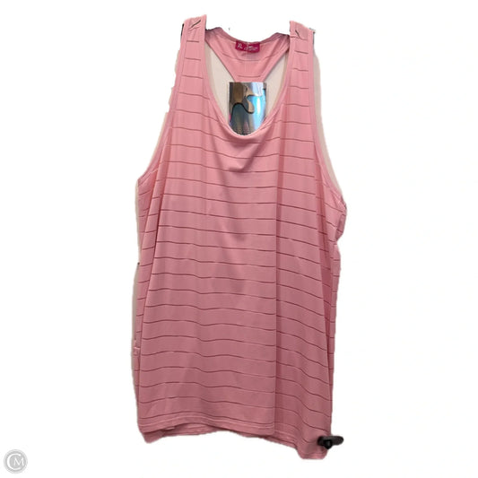 Athletic Tank Top By Crane In Pink, Size: Xl