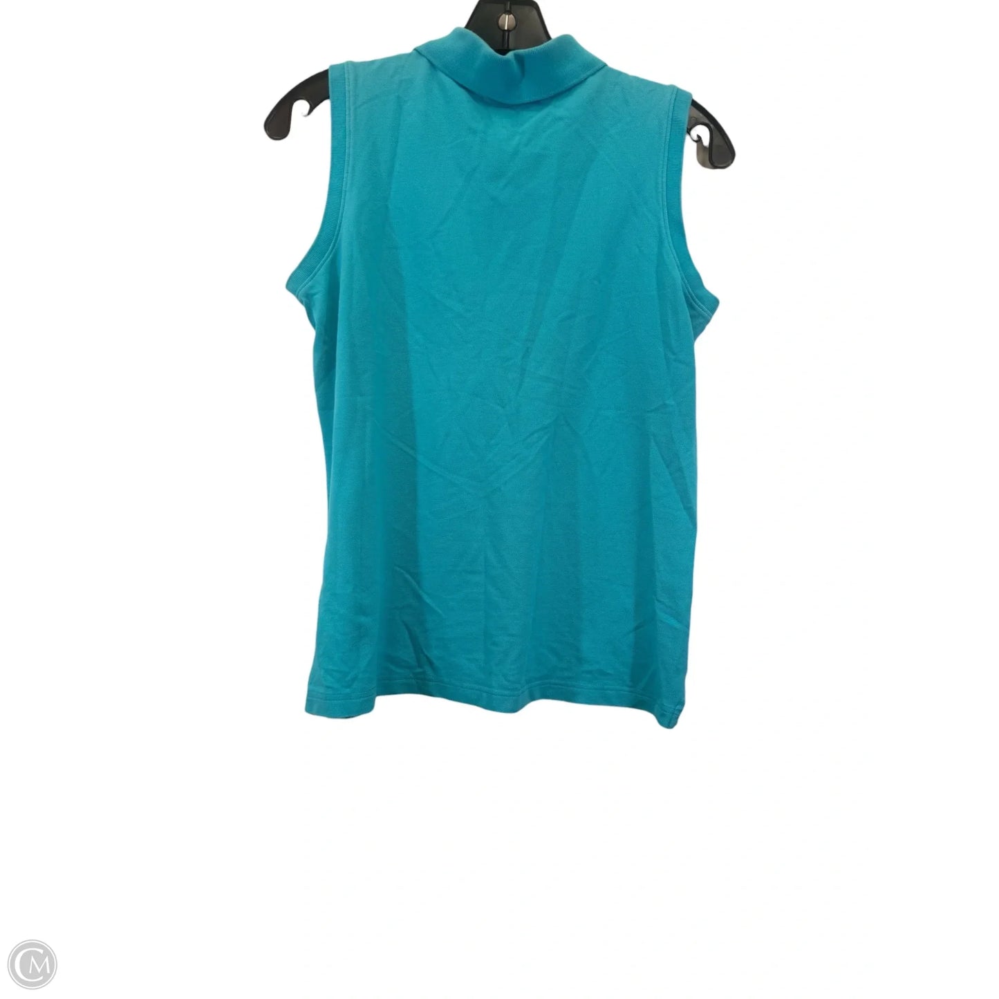 Top Sleeveless By Vineyard Vines In Teal, Size: M