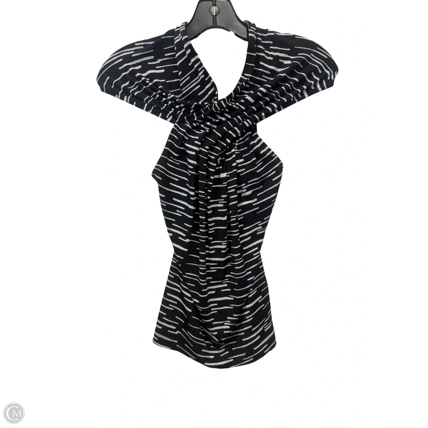 Top Sleeveless By Limited In Black & White, Size: Xs