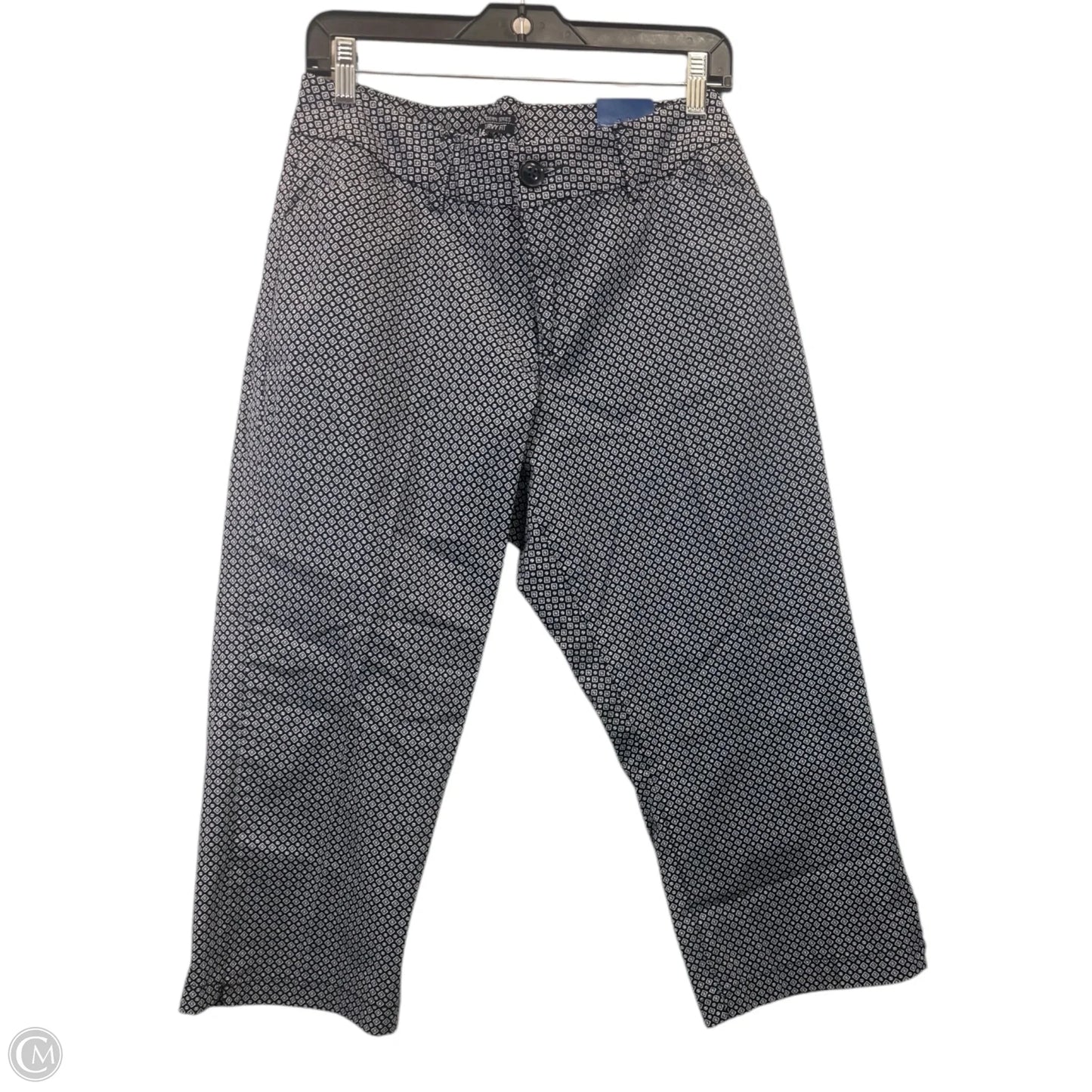 Capris By Lee In Blue & White, Size: 12