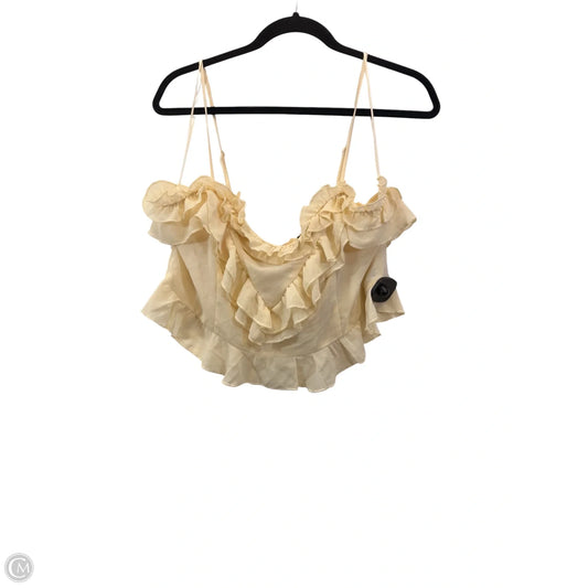Top Sleeveless By Bardot In Cream, Size: L