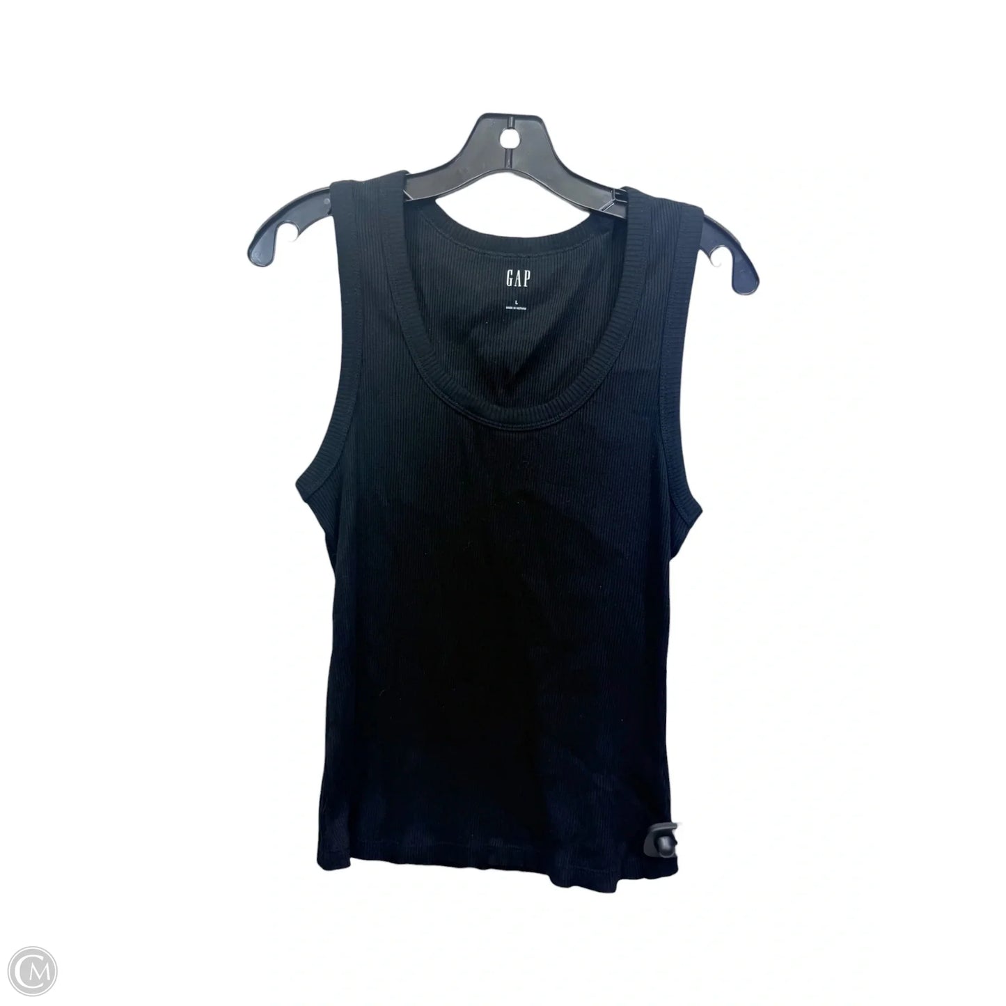 Tank Top By Gap In Black, Size: L