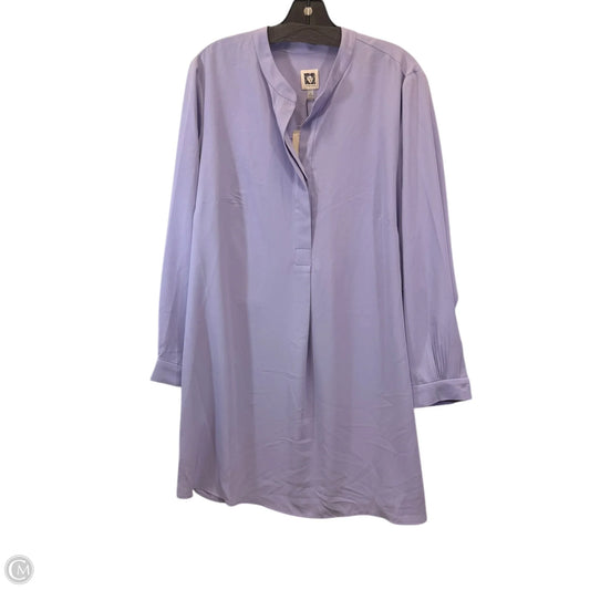 Dress Casual Midi By Anne Klein In Purple, Size: 1x