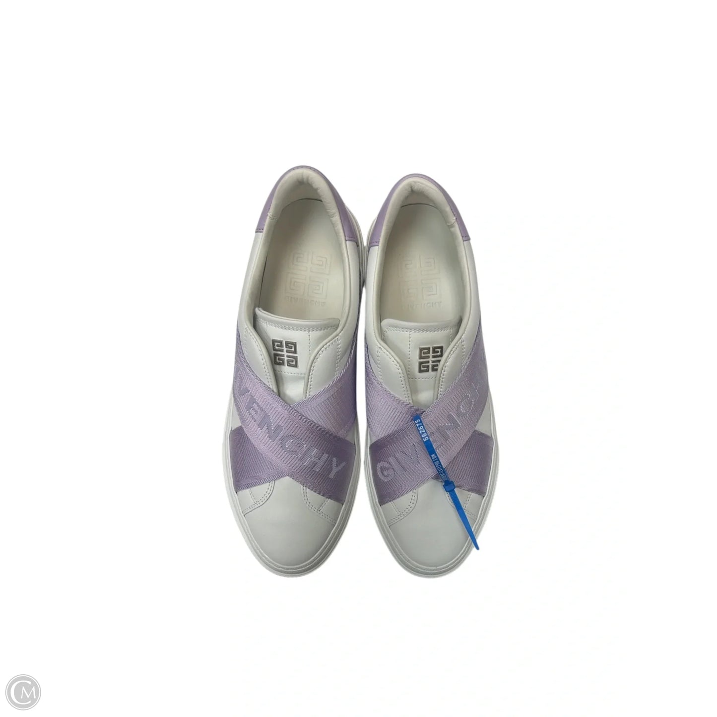 Shoes Luxury Designer By Givenchy In Purple & White, Size: 11